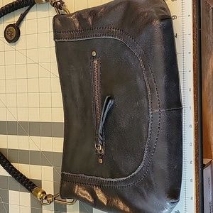 NWOT Black Leather Purse